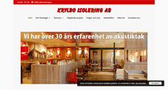 Desktop Screenshot of krylboisolering.se
